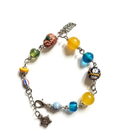 Bracelets, Handmade Beaded multicoloured bracelets, Africa Jewellery Xmas gift
